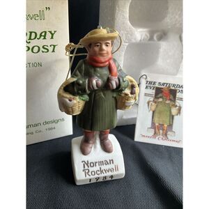 1984 Norman Rockwell Christmas Ornament " Christmas Bounty"